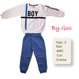 Conjunto Camiseta Moleton Boy