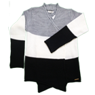 Gardigan em Tricod Tricolor