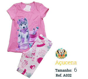 Conjunto Blusa e Le200ing