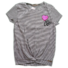 Blusa em Malha Canelada Curta