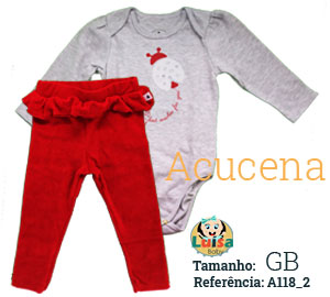 Conjunto Body em Suedine e Calca