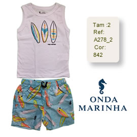 Conjunto Regata e Bermuda