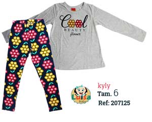 Conjunto Feminino Flor Bonita