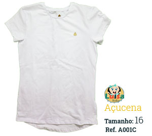 Blusa em Cotton Manga Curta