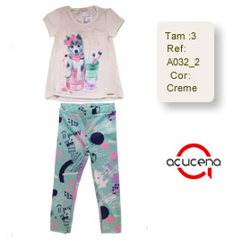 Conjunto Blusa e Le200ing