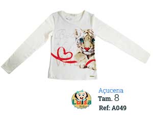 Blusa em Cotton e M. Velutado