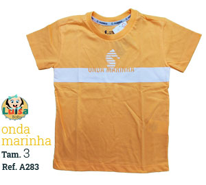 Camiseta em M.M. com Estampa