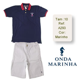 Conjunto Polo e Bermuda
