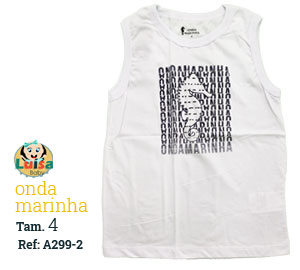 Regata em Meia Malha com Estampa